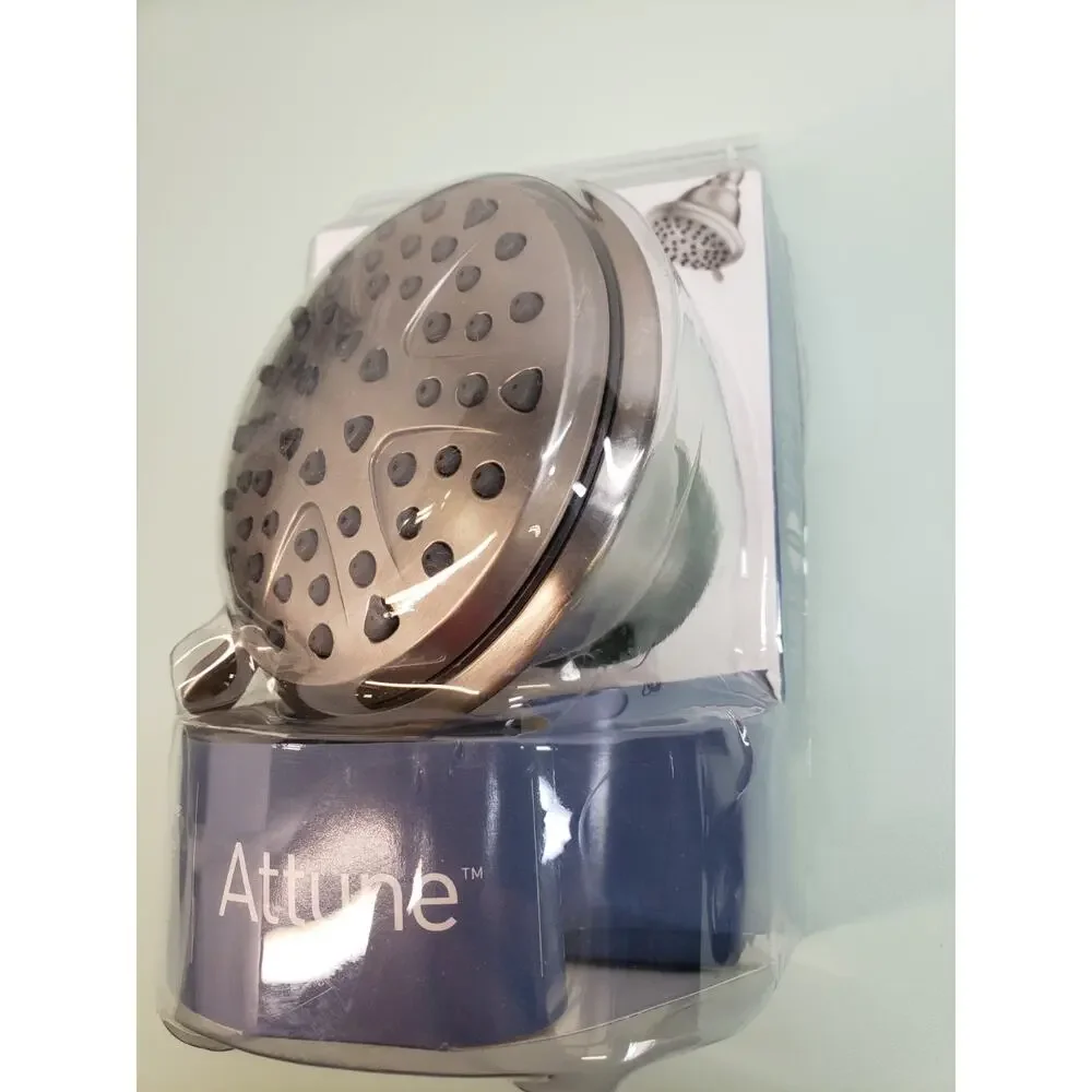 Moen 218W0SRN Attune 8-Function Wall Mount Fixed Showerhead, Spot Resist Nickel